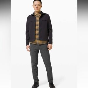 Lululemon Men’s ABC Pant Slim Tech Canvas Heathered Black 28